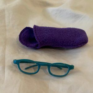 American Girl Doll Blue Glasses EUC